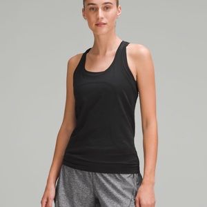 Lululemon Swiftly tech razor back tank top. Size: 6. Color: Black